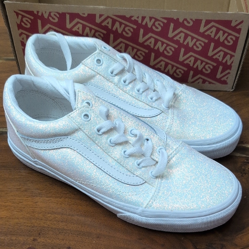 Vans Shimmering White Sneakers